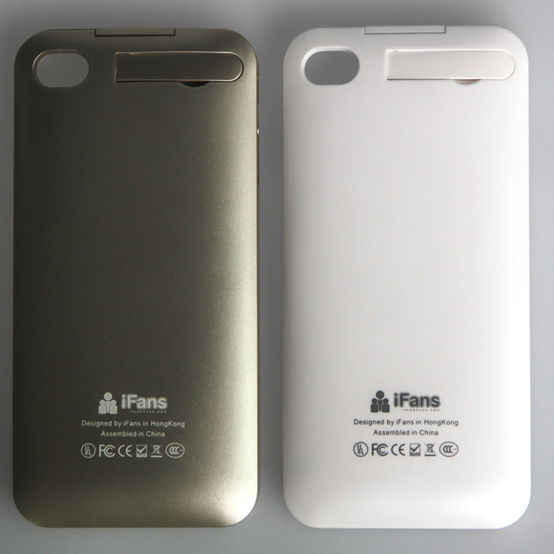 正品ifans手机壳皮套电池备用背夹充电超薄移动电源iphone4 4s