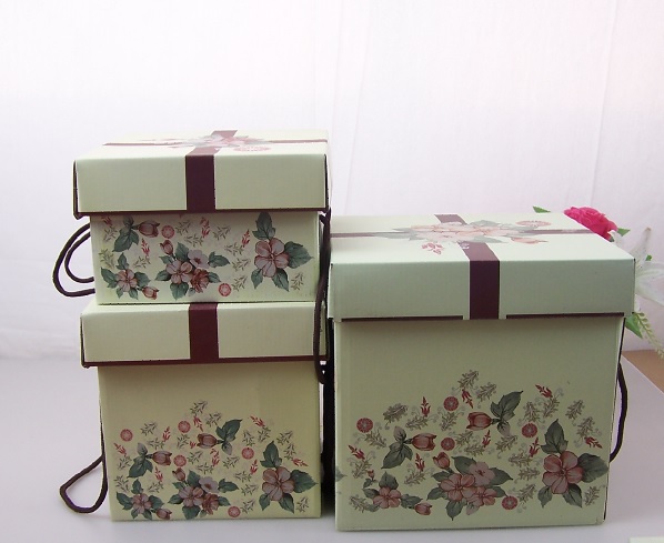 韩式印花礼盒子 礼品盒礼物盒正方形大号节日送礼包装盒特惠推出