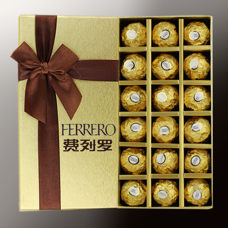 全国包邮进口巧克力零食费列罗礼盒装生日中秋教师节送女友