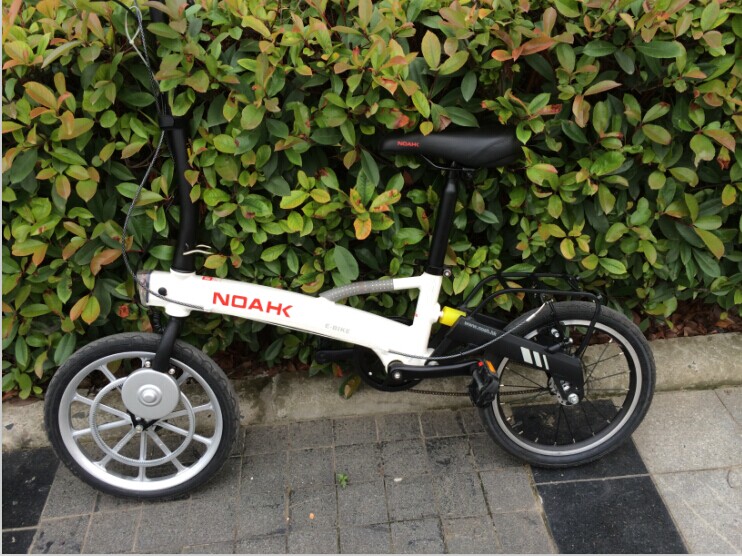 NOAHK诺雅16寸超轻折叠电动自行车锂电池厂家直发