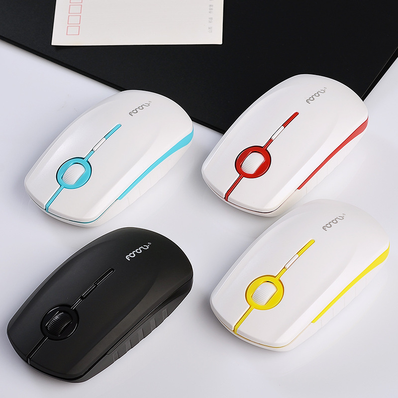 新款超薄无线鼠标光电鼠标usb无线 女生游戏鼠标 便携厂家直销