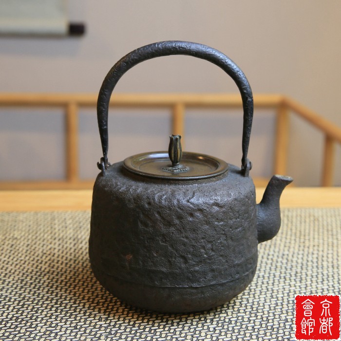 日本老铁壶 回流铁壶京都铁壶 昭和时期老铁壺铸铁壶茶壶铁瓶