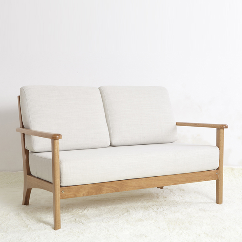 北欧风格丨日式和风家具纯实木白橡木小户型简约沙发舒适实木7724