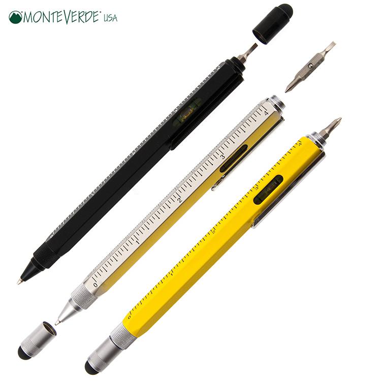 正品包邮 美国Monteverde蒙特韦德多功能工具笔圆珠笔电容触控笔