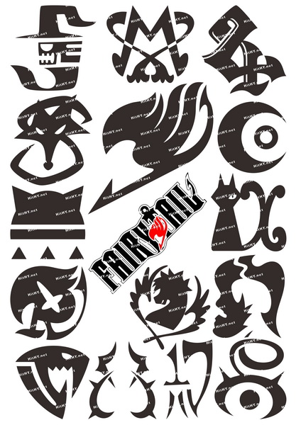 S码-妖精的尾巴 Fairy Tail-潮牌 笔记本电脑贴纸 旅行箱贴纸 C款