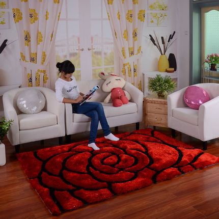 超时尚超豪华特价热卖新款3D立体客厅茶几沙发卧室地毯可定做