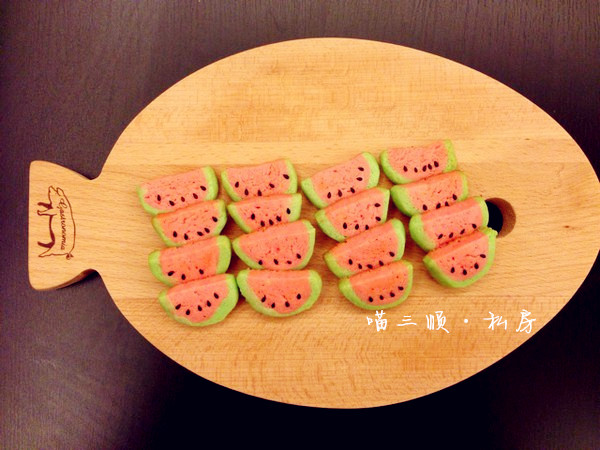 纯手工创意水果造型西瓜曲奇饼干新奇节日礼物健康休闲零食礼盒装