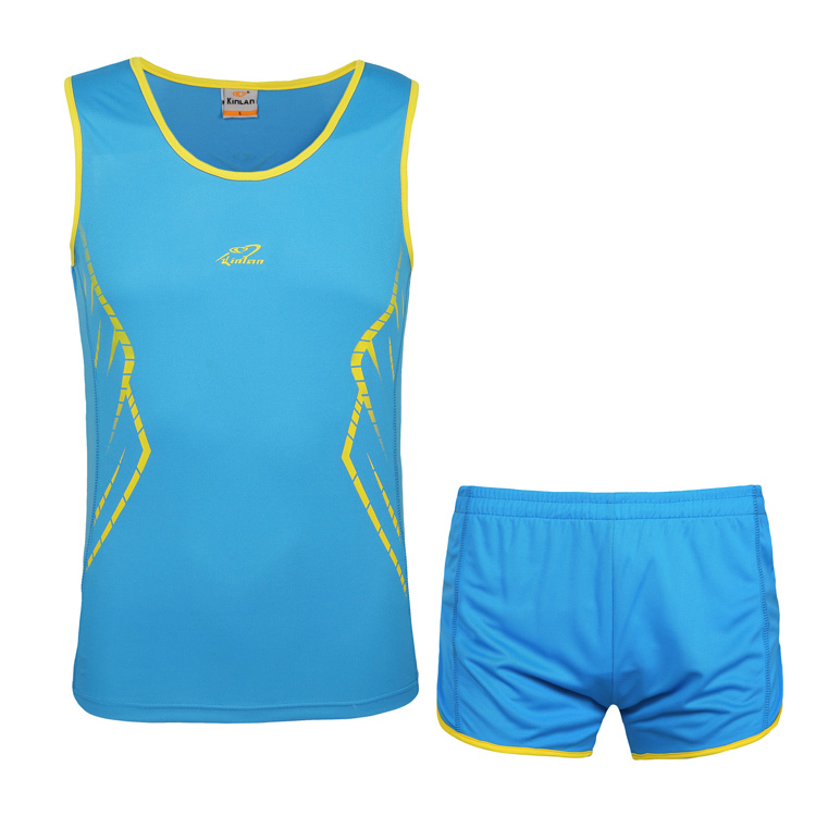 可定制训练短跑长跑运动比赛服 马拉松跑步田径服套装紧身 男女款