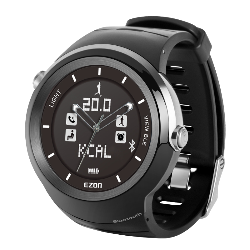 [新品]宜准EZON智能手表S3电子表运动手表男士正品防水手表指针表