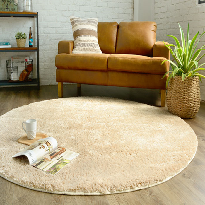 现代简约圆形地毯家用客厅茶几卧室地毯儿童帐篷地毯吊篮椅子垫