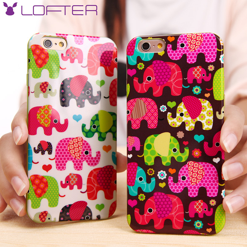 LOFTER/洛夫特 iphone6 plus 外壳 苹果6硅胶套 手机保护套大象