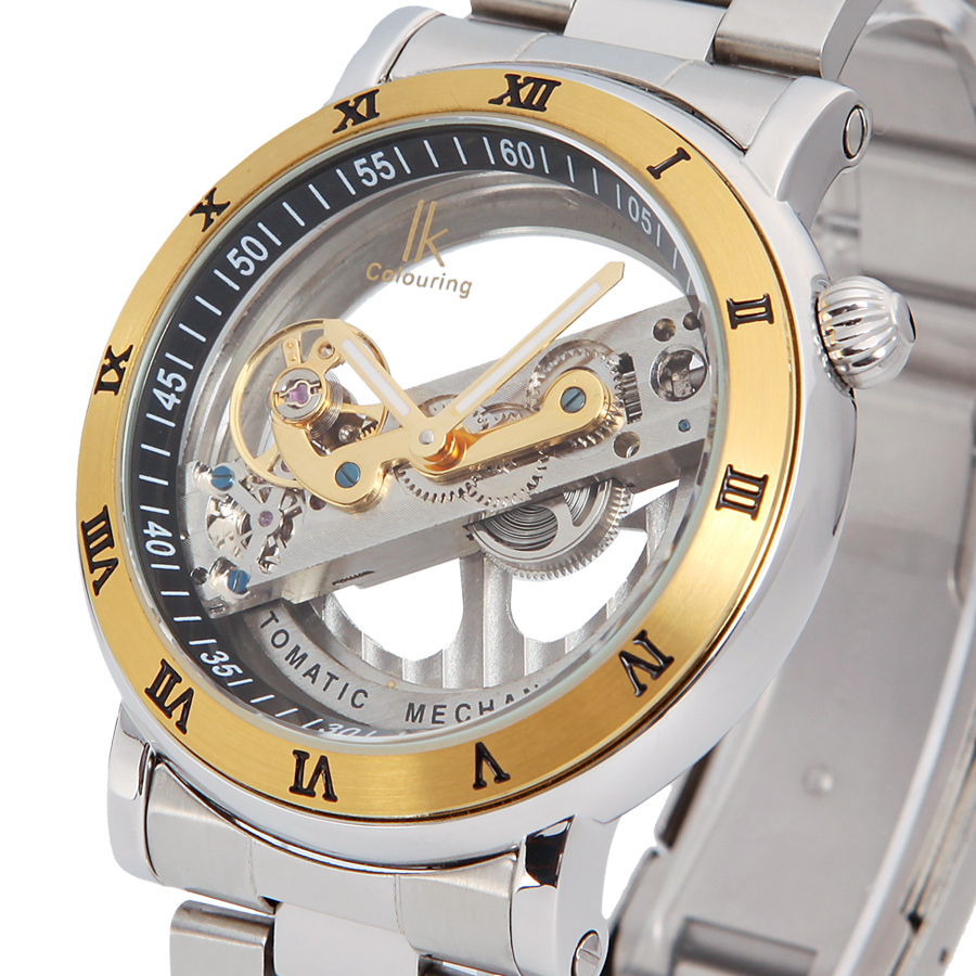 阿帕琦手表男机械表全自动镂空时尚商务腕表夜光防水男士休闲手表