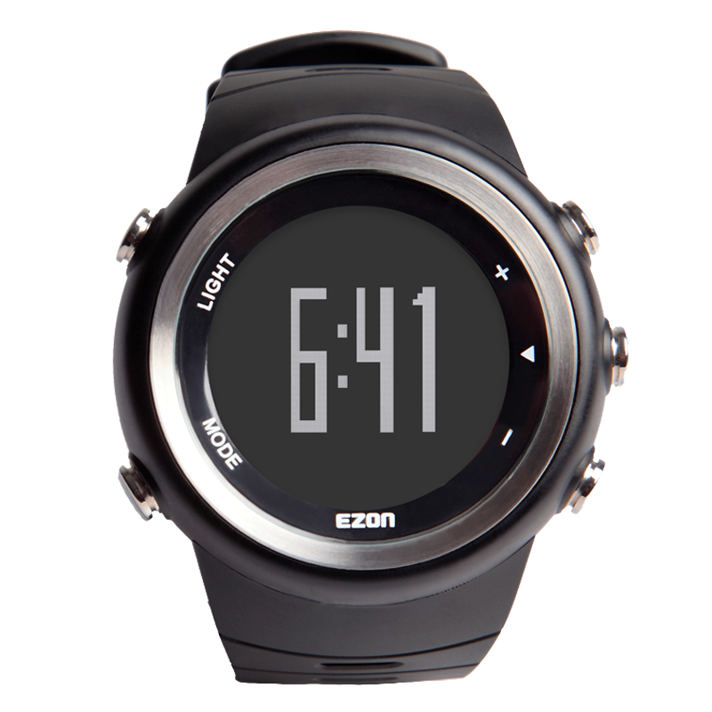 宜准EZON跑步表T023B01户外手表电子表防水手表运动手表男士表