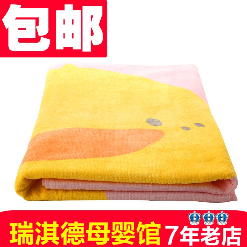 黄色小鸭浴巾 婴幼儿童全棉浴巾152*76cm 毛巾澡巾包巾32703