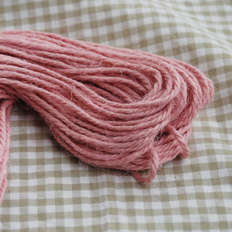 DIY线材 彩色天然麻绳 手工绳 夹照片绳 编织装饰绳子