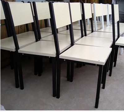 特价钢木椅子 现代时尚钢木结构 餐椅 钢木办公椅 椅子
