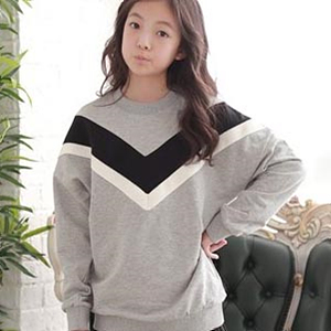 中大童装韩国进口正品代购2015秋季新款 EH女童时尚长袖T恤90218