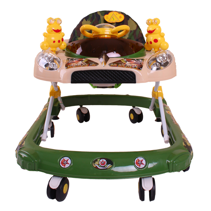 特价6/7-18个月婴儿童宝宝学步车助力推车多功能带音乐折叠玩具