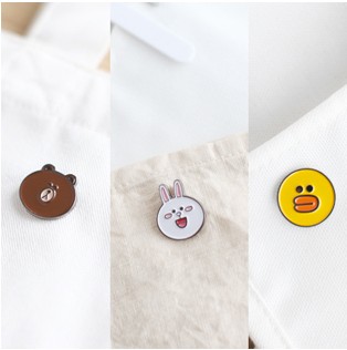创意韩国趣味徽章日系个性可爱小鸭兔熊动物胸针包衣服装饰领针