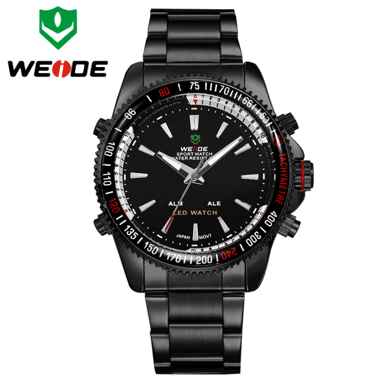 正品WEIDE威德2015新款运动 商务多功能石英手表男士手表 运动表