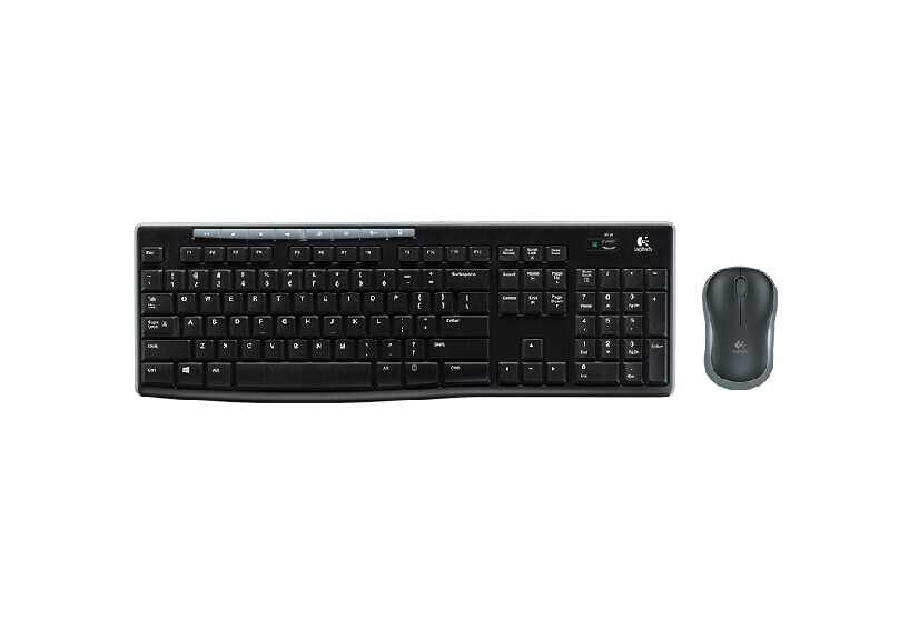 罗技MK270 无线鼠标键盘套装 防水溅多媒体键盘配M185鼠标