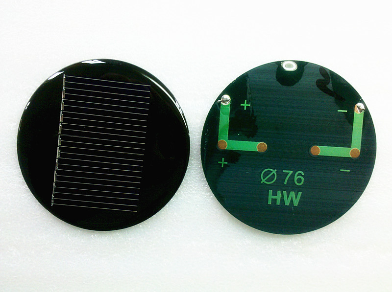 Solar 单晶太阳能滴胶板太阳能电池板5.5V50MA直冲手机锂电池