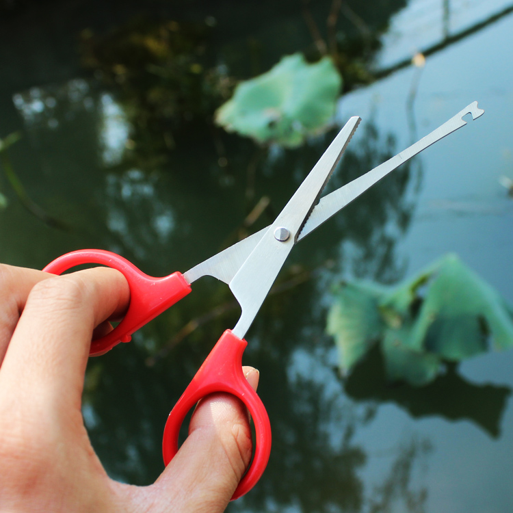 钓鱼多用剪刀（剪.脱钩器） 垂钓实用多功能不锈钢小剪刀渔具特价
