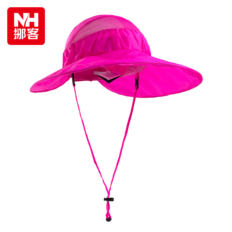 NH挪客户外防晒帽子速干奔尼渔夫帽女士沙滩帽防紫外线遮阳帽女式