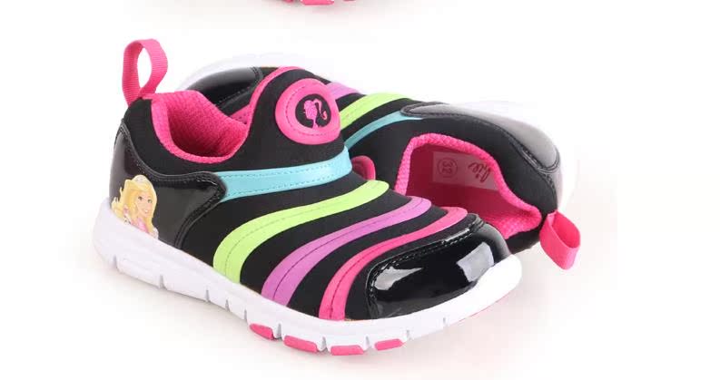 2014秋款专柜正品BARBIE/芭比女童大童运动鞋旅游鞋 DA1091