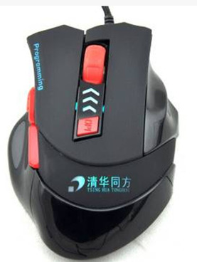 清华同方F33游戏鼠标 USB鼠标 办公鼠标 游戏电竞鼠标 正品