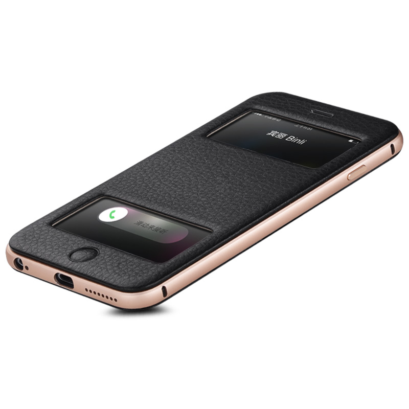 宾丽iphone6手机壳真皮套iphone6手机套苹果6手机壳新款翻盖4.7寸