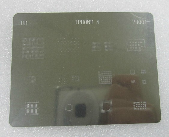 P3001优点进口钢新款IPHONE 4专用植锡网 苹果四代全部芯片钢板