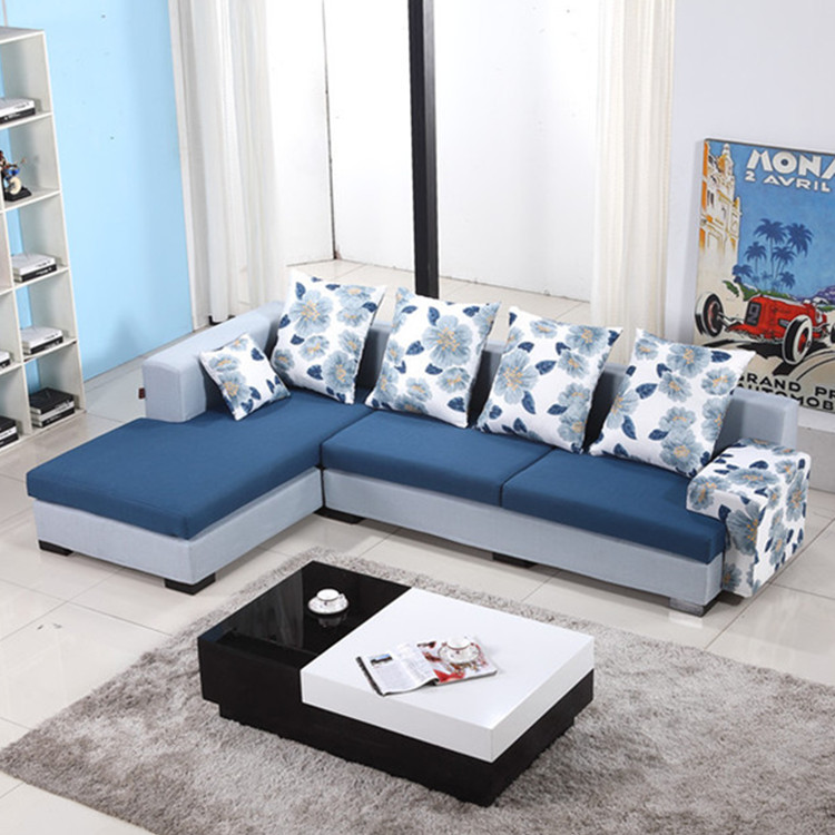 简约布沙发 布艺沙发 组合现代客厅休闲沙发 转角沙发 可拆洗沙发
