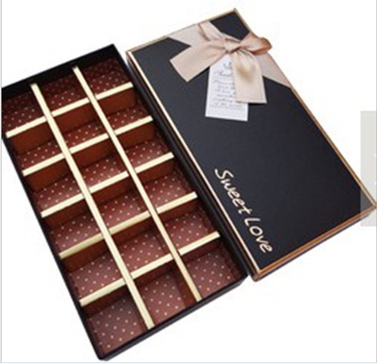 川崎折纸玫瑰花18格长方形空盒巧克力费列罗礼品盒丝巾包装盒批发