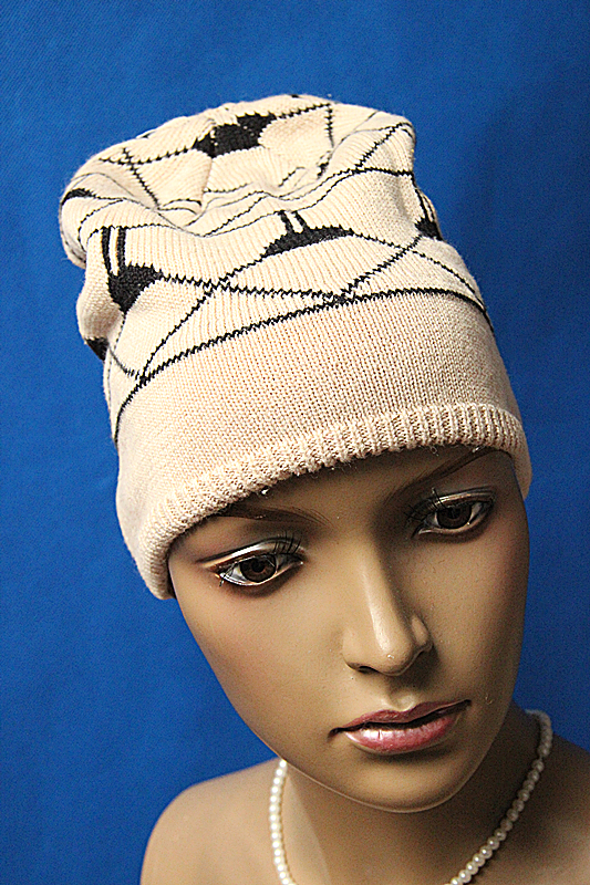 包邮冬季女帽子针织毛线帽可爱韩版潮时尚加厚月子保暖套头护耳帽
