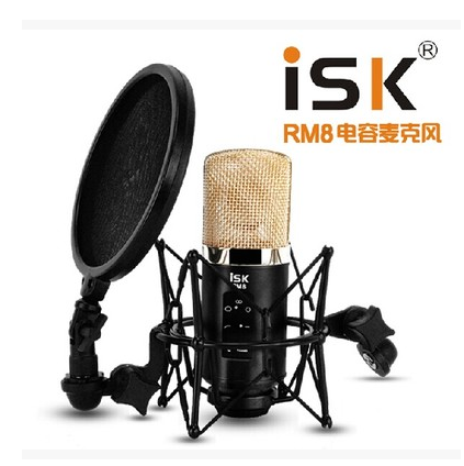 ISK RM-8RM8专业录音网络K歌手机唱吧电容麦克风YY主播套装设备