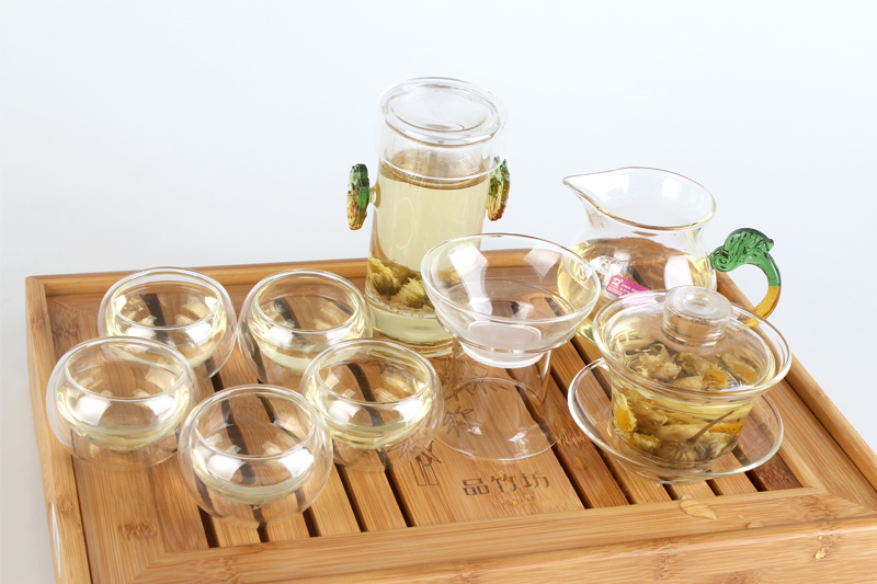 耐热玻璃茶具套组 红茶花草茶具 茶壶泡茶器 过滤整套装功夫茶具