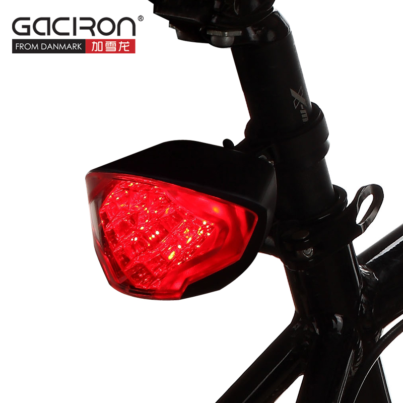 加雪龙W01-2二代公路车 山地车 自行车 单车尾灯 无线遥控转向