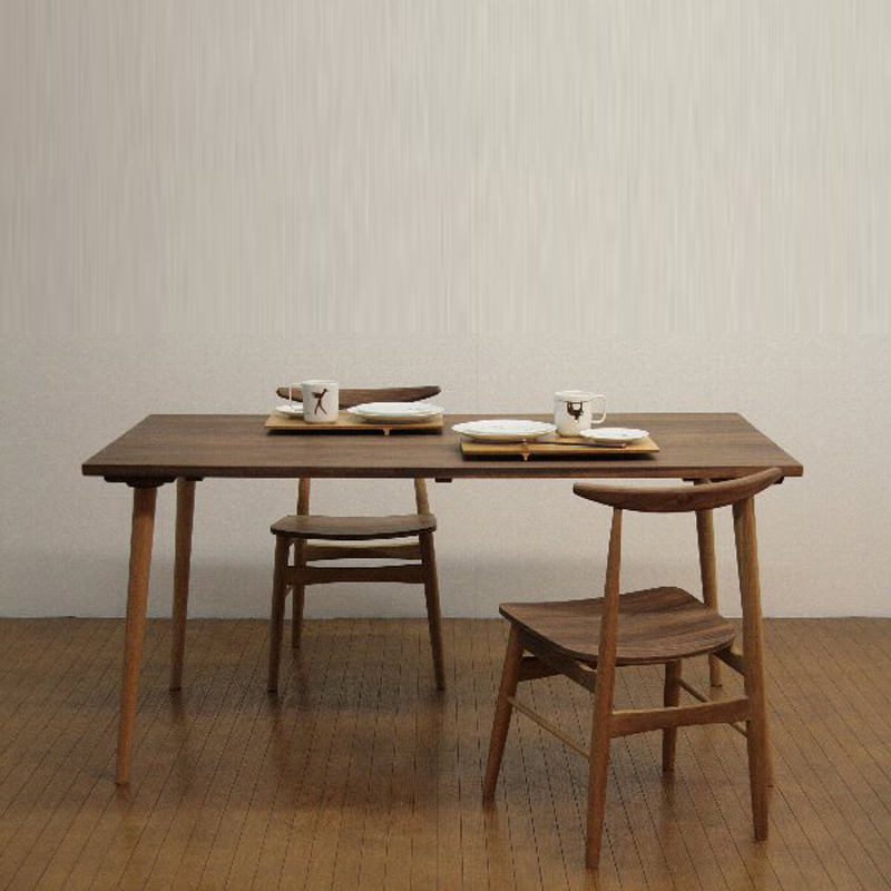 北欧风格/日式和风家具纯实木原木白橡木饭桌餐木桌子316
