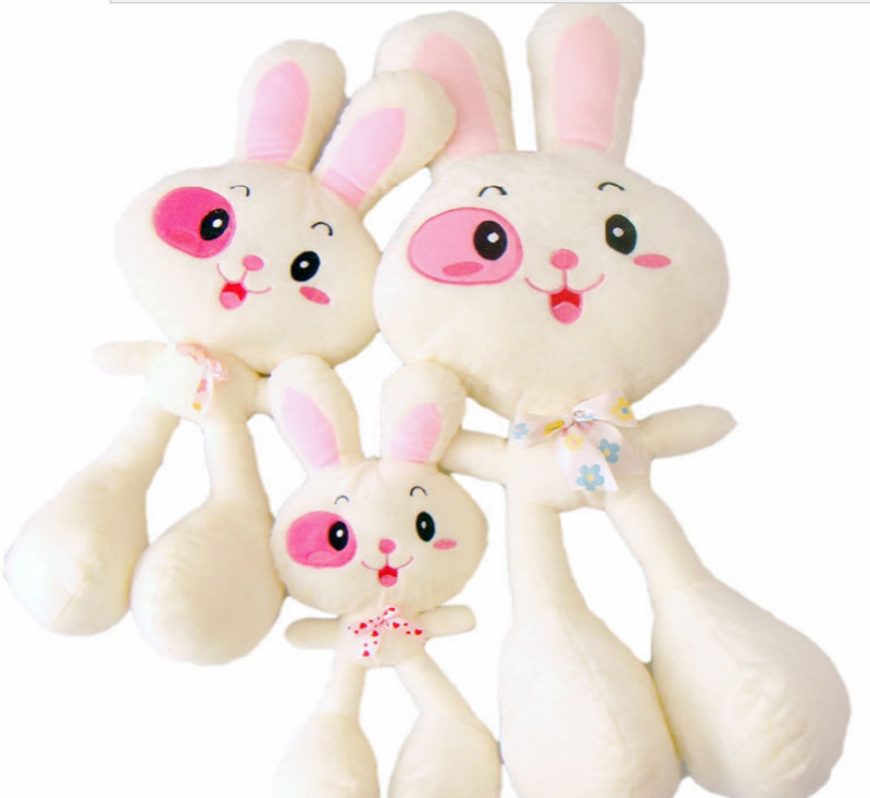 毛绒玩具兔子 正版大脚兔 长腿兔 大眼兔