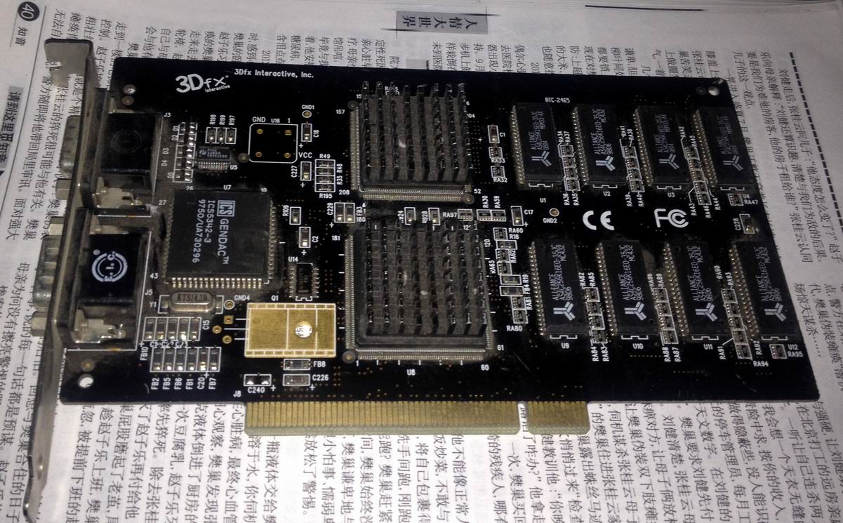 3DFX VOODOO1 VOODOO PCI 收藏 显卡