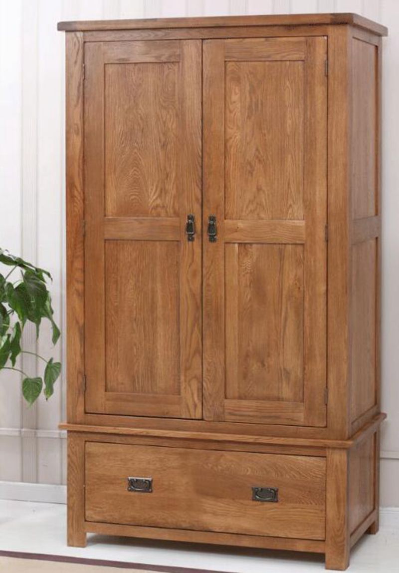 欧式 进口白橡木全实木家具 两门衣柜 储物柜 置物柜 特价 促销