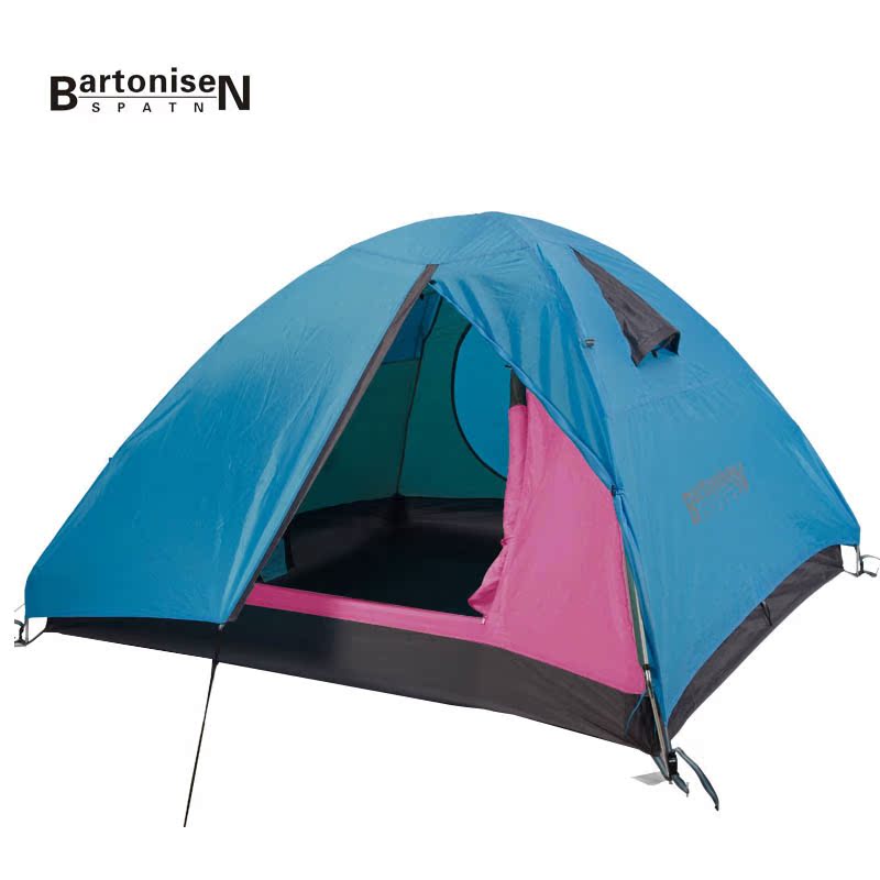 BartoniseN帐篷户外3-4人野外帐篷 多人双层帐篷防雨