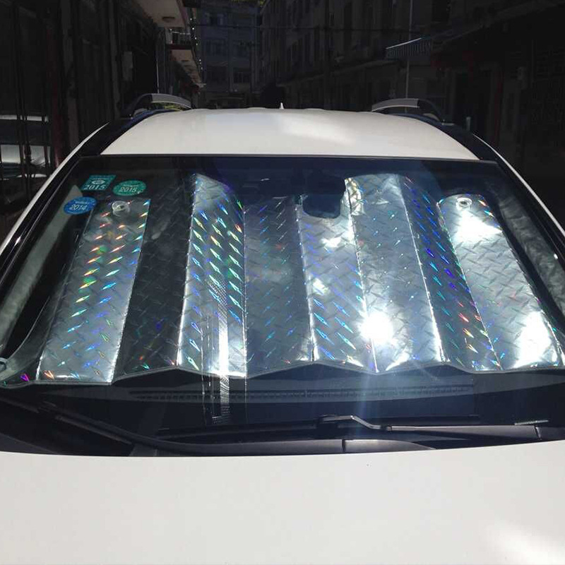 汽车遮阳挡镭射膜遮阳挡  专业厂家供应 汽车遮阳用品 夏季太阳挡