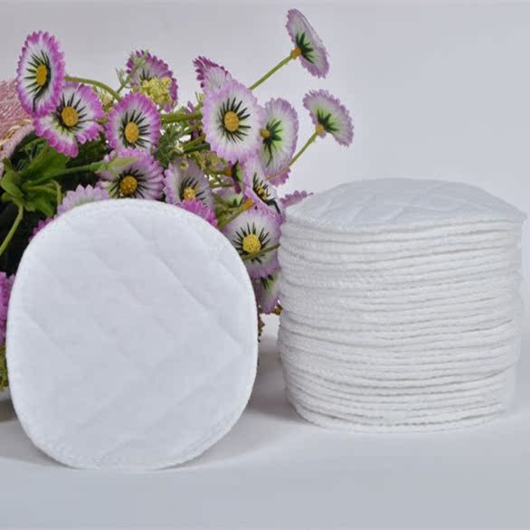 纯棉防溢乳垫 可洗式乳垫 隔溢乳垫 孕产妇防止漏奶垫子 2元/对