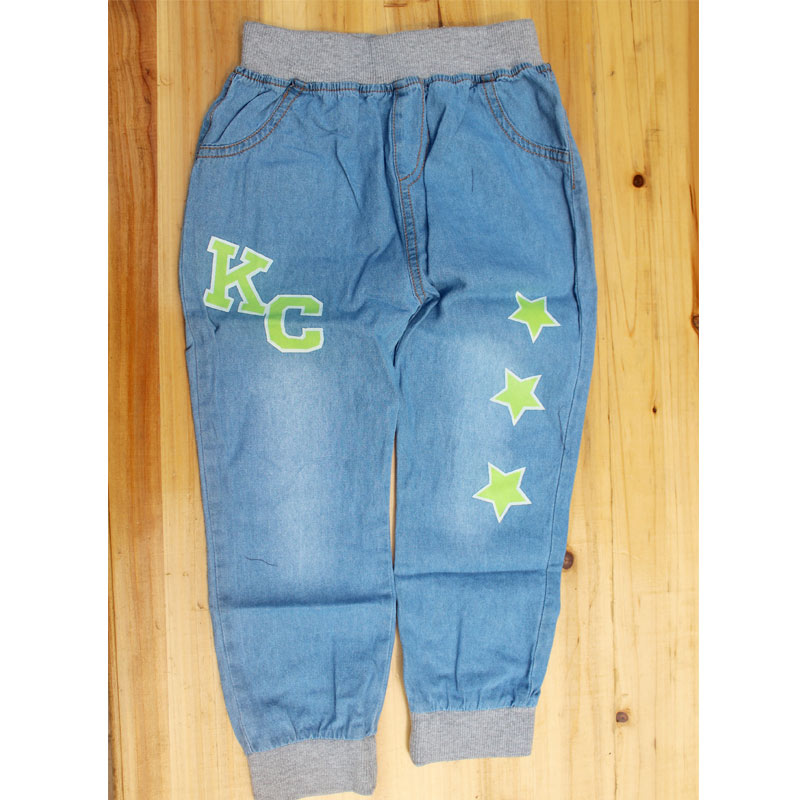 2015婴儿夏装新款1-3-5岁儿童牛仔裤薄款 男女童宝宝休闲长裤单裤