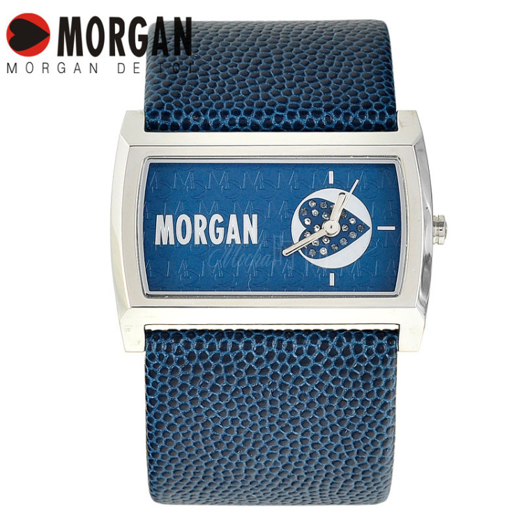 法国MORGAN摩根时尚个性石英手表镶钻腕表水钻女表MG045 学生表
