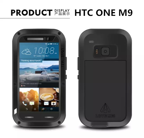 包邮HTC one M9手机壳htcM9手机套m9三防保护壳防摔防水尘金属套
