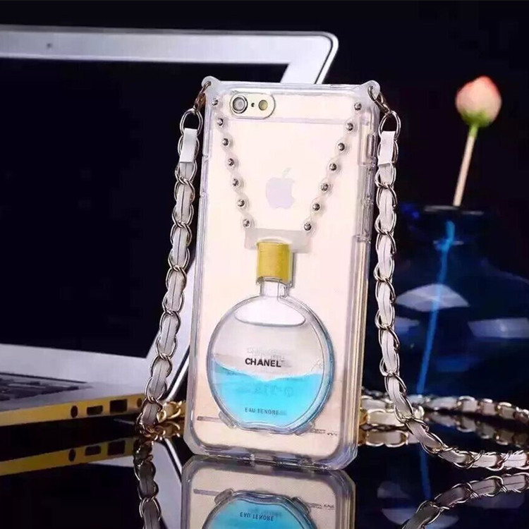欧美香水瓶iPhone6 plus液体手机壳苹果5s带支架挂绳保护套软壳女