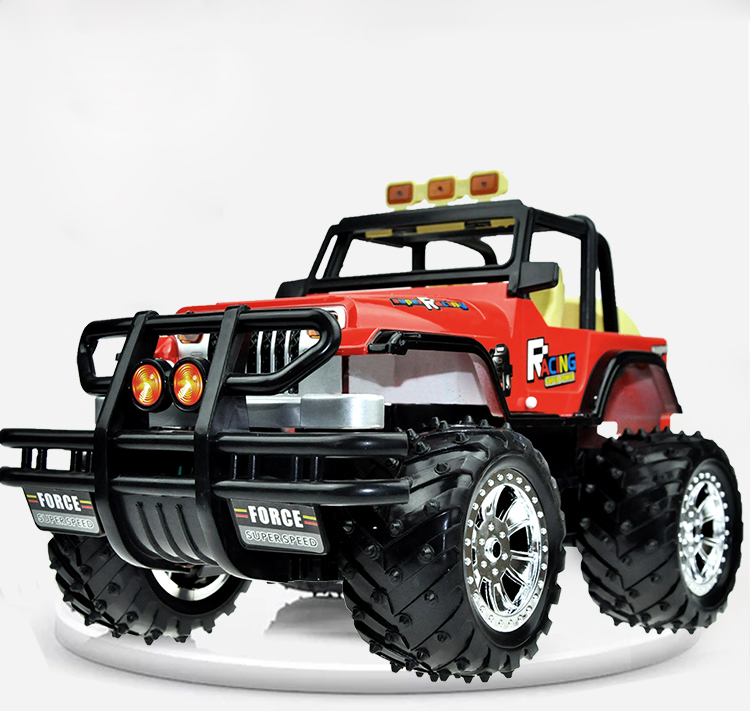 超大越野车大轮胎车遥控车充电遥控车模型儿童玩具耐摔电动玩具车